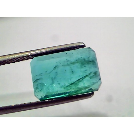 3.87 Ct Untreated Natural Zambian Emerald Gemstone Panna Gems AAA