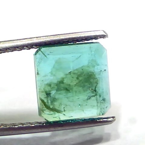 3.87 Ct GII Certified Untreated Natural Zambian Emerald Gemstone