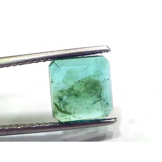 3.87 Ct GII Certified Untreated Natural Zambian Emerald Gemstone