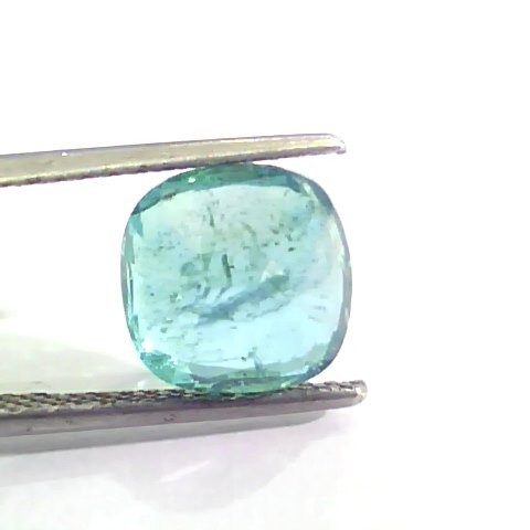3.87 Ct Untreated Natural Zambian Emerald Gemstone Panna AAAA