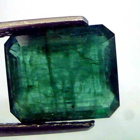 3.89 Ct Untreated Natural Zambian Emerald Gemstone Real Panna