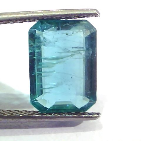 3.90 Ct Untreated Natural Zambian Emerald Gemstone Panna AAAA