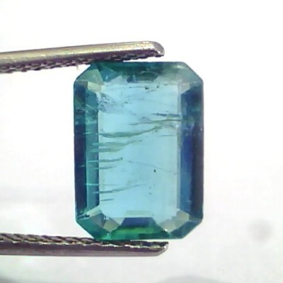 3.90 Ct Untreated Natural Zambian Emerald Gemstone Panna AAAA