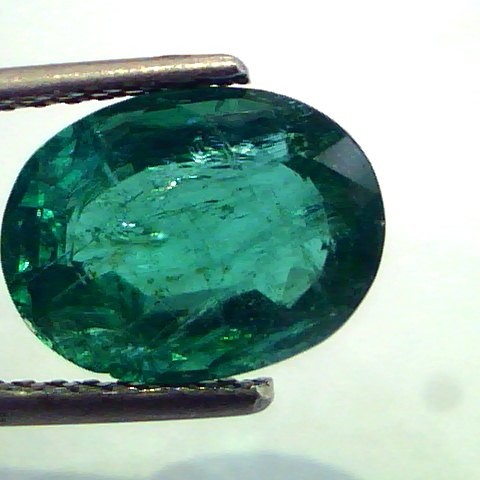 3.93 Ct Unheated Untreated Natural Premium Zambian Emerald