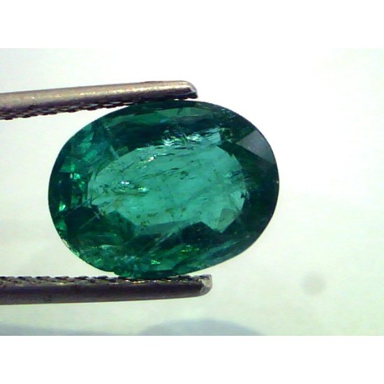 3.93 Ct Unheated Untreated Natural Premium Zambian Emerald