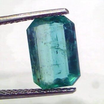 3.94 Ct GII Certified Untreated Natural Zambian Emerald Gems AAAA