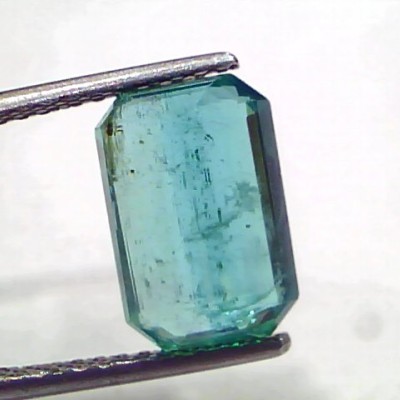 3.94 Ct GII Certified Untreated Natural Zambian Emerald Gems AAAA