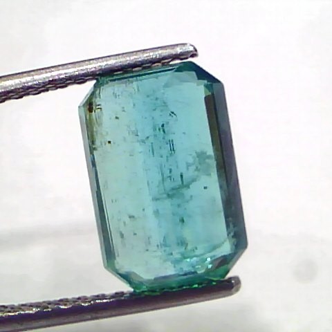 3.94 Ct GII Certified Untreated Natural Zambian Emerald Gems AAAA