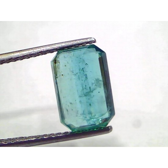 3.94 Ct GII Certified Untreated Natural Zambian Emerald Gems AAAA