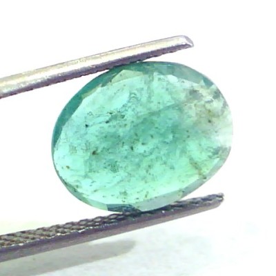 3.95 Ct Unheated Untreated Natural Zambian Emerald Panna Gems