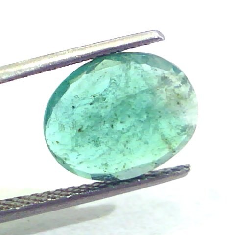 3.95 Ct Unheated Untreated Natural Zambian Emerald Panna Gems