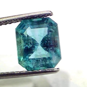 4.00 Ct GII Certified Untreated Natural Zambian Emerald Gems AA