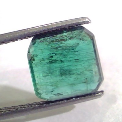 4.02 Ct Untreated Natural Zambian Emerald Gemstone Panna Gems