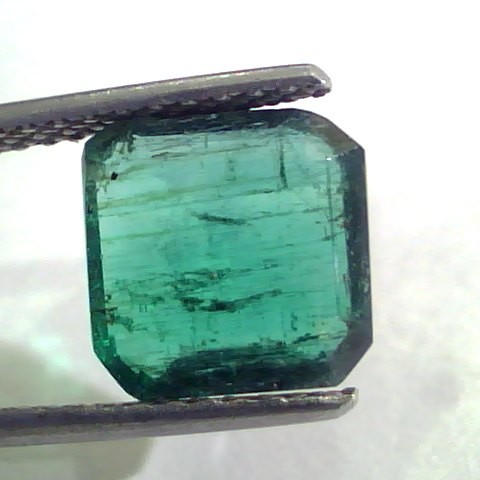 4.02 Ct Untreated Natural Zambian Emerald Gemstone Panna Gems