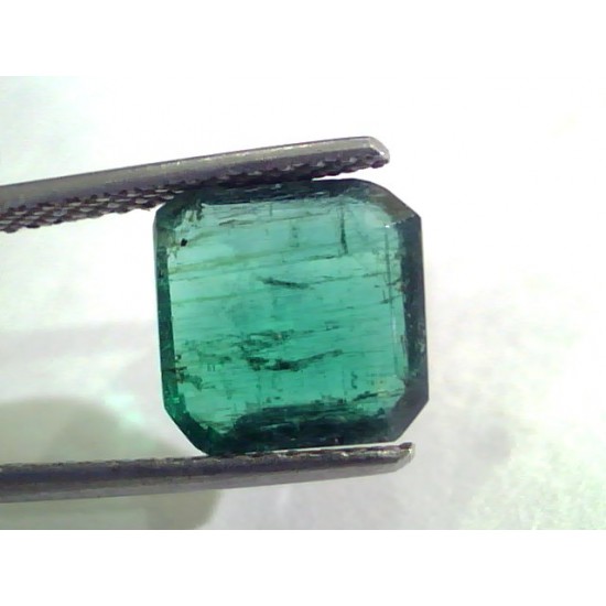 4.02 Ct Untreated Natural Zambian Emerald Gemstone Panna Gems