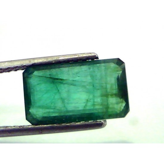 4.01 Ct Untreated Natural Zambian Emerald Gemstone,Real Panna