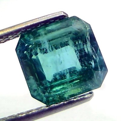 4.01 Ct GII Certified Untreated Natural Zambian Emerald Gemstone AAA