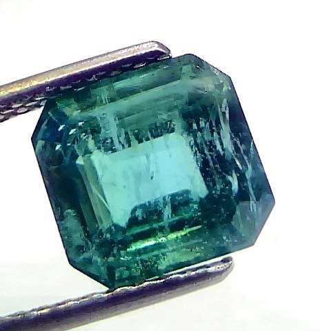 4.01 Ct GII Certified Untreated Natural Zambian Emerald Gemstone AAA