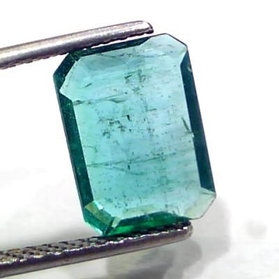 4.01 Ct GII Certified Untreated Natural Zambian Emerald Gems AAA
