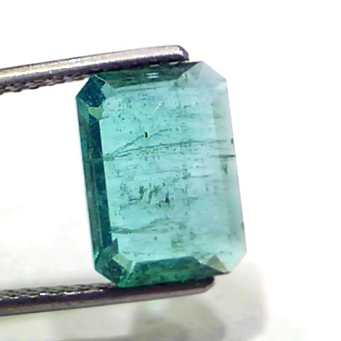 4.01 Ct GII Certified Untreated Natural Zambian Emerald Gems AAA