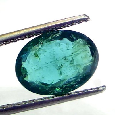 4.03 Ct IGI Certified Untreated Natural Zambian Emerald Gemstone