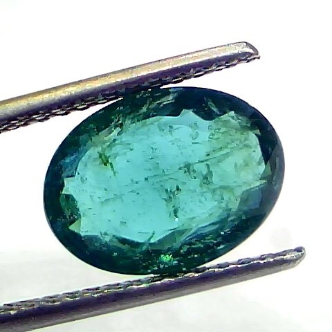 4.03 Ct IGI Certified Untreated Natural Zambian Emerald Gemstone