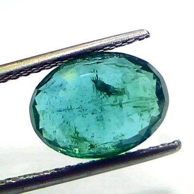 4.03 Ct IGI Certified Untreated Natural Zambian Emerald Gemstone