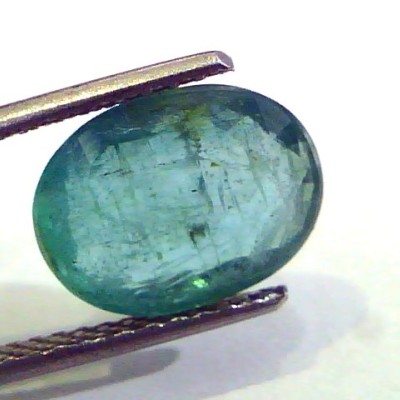 4.10 Ct Untreated Natural Zambian Emerald Gemstone Panna stone