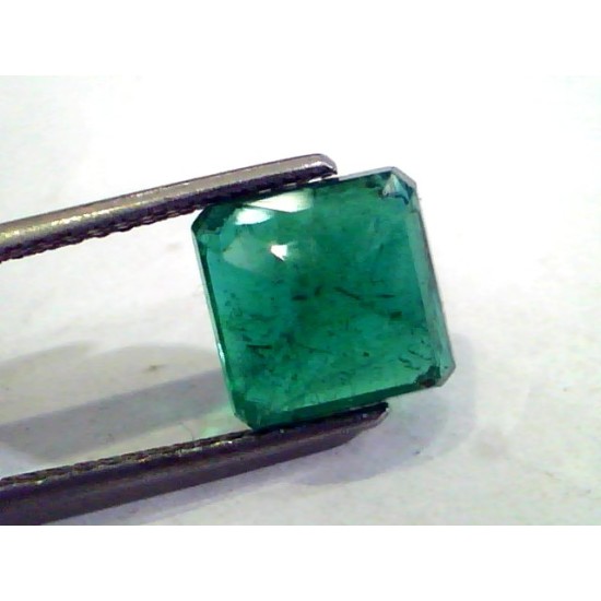 4.06 Ct Untreated Top Colour Premium Natural Zambian Emerald AAA