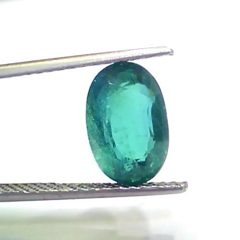 4.06 Ct Untreated Natural Zambian Emerald Gemstone Panna Gems AAAAA