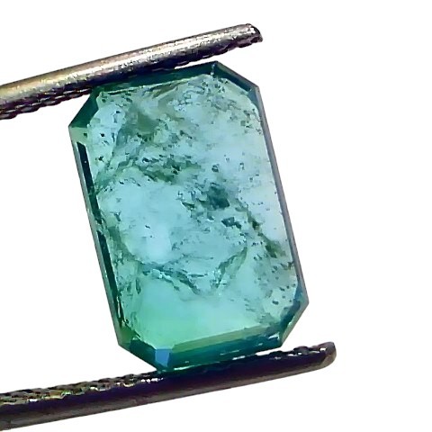 4.06 Ct GII Certified Untreated Natural Zambian Emerald Panna Gems 4.06 Ct GII Certified Untreated Natural Zambian Emerald Panna Gems