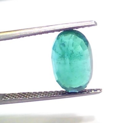 4.06 Ct Untreated Natural Zambian Emerald Gemstone Panna Gems AAAAA