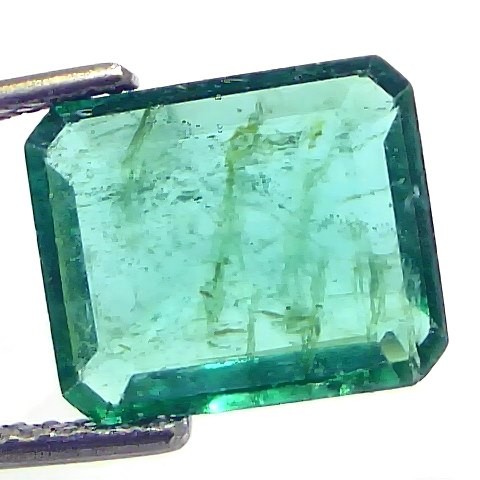4.07 Ct GII Certified Untreated Natural Zambian Emerald Gemstones