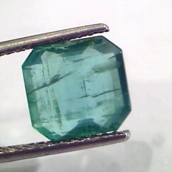 4.13 Ct Untreated Natural Zambian Emerald Gemstone Panna AAA