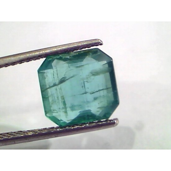 4.13 Ct Untreated Natural Zambian Emerald Gemstone Panna AAA