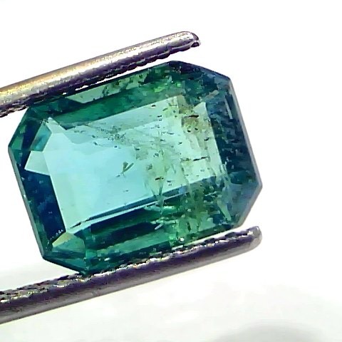 4.17 Ct IGI Certified Untreated Natural Zambian Emerald Gemstone AAAA