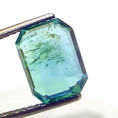 4.17 Ct IGI Certified Untreated Natural Zambian Emerald Gemstone AAAA