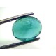 4.20 Ct GII Certified Untreated Natural Zambian Emerald Gemstone AAA