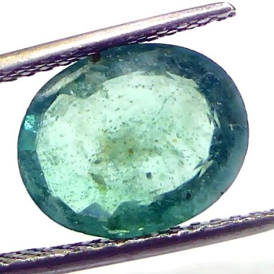 4.25 Ct Certified Untreated Natural Zambian Emerald Gemstone Panna
