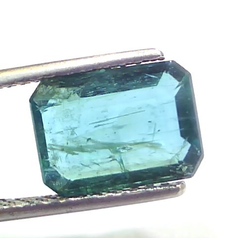 4.25 Ct GII Certified Untreated Natural Zambian Emerald Gems AAA