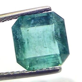 4.27 Ct GII Certified Untreated Natural Zambian Emerald Gemstones