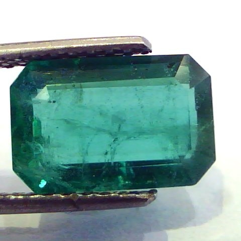 4.34 Ct Untreated Unheated Natural Zambian Emerald Gemstone AAA