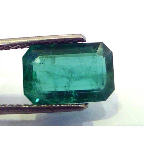 4.34 Ct Untreated Unheated Natural Zambian Emerald Gemstone AAA