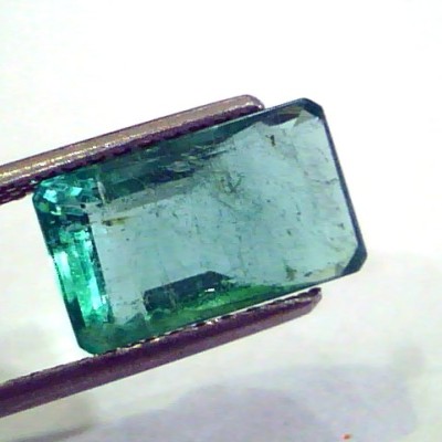 4.38 Ct Untreated Natural Zambian Emerald Gemstone Panna stone