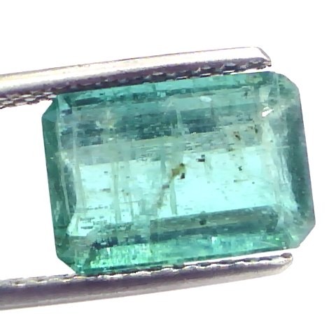 4.39 Ct Certified Untreated Natural Zambian Emerald Gemstone