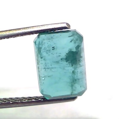 4.38 Ct GII Certified Untreated Natural Zambian Emerald Gems AAA