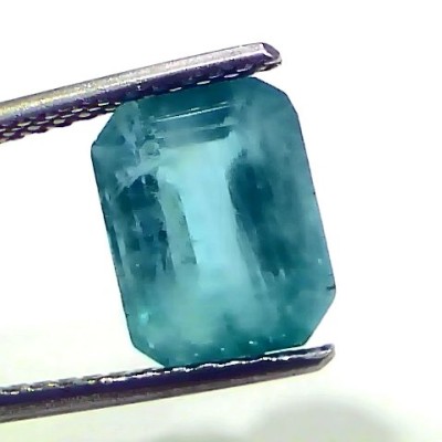 4.46 Ct Certified Untreated Natural Zambian Emerald Panna Gemstone