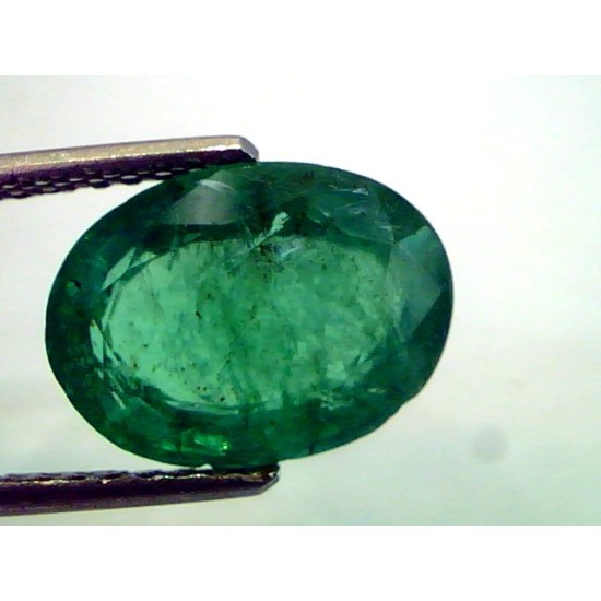 4.47 Ct Untreated Natural Zambian Emerald Gemstone Real Panna