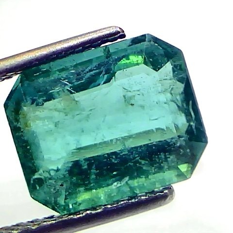 4.49 Ct GII Certified Untreated Natural Zambian Emerald Gemstone AAA