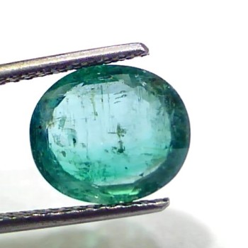 4.49 Ct GII Certified Untreated Natural Zambian Emerald Gems AAA
